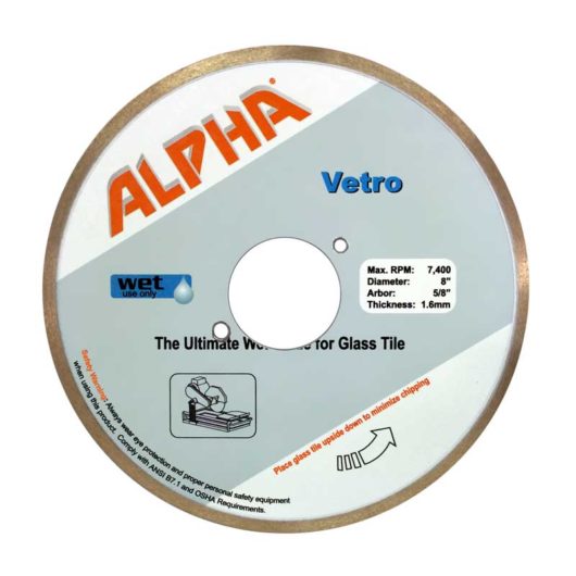 8" QT Alpha Vetro Glass Blade